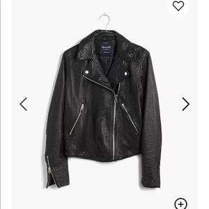 Madewell Black Leather Jacket NWT